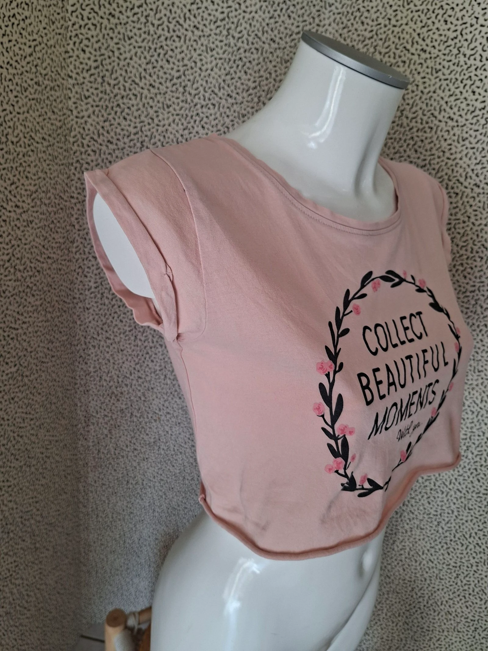 Crop top rosa Jennyfer XS 100% algodón Collect Beautiful Moments – photo 2